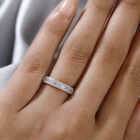 Diamant-Ring, 925 Silber Gelbgold Vermeil (Größe 19.00) ca. 0,25 ct image number 2
