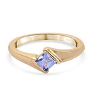 Tansanit Solitär Ring - 0,40 ct. image number 0