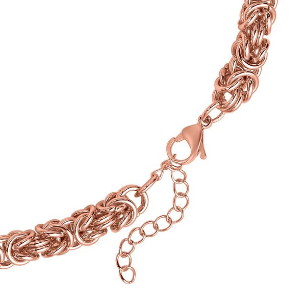 Byzantin 50cm Halskette und 19cm Armband in Ros&eacute;goldton image number 5