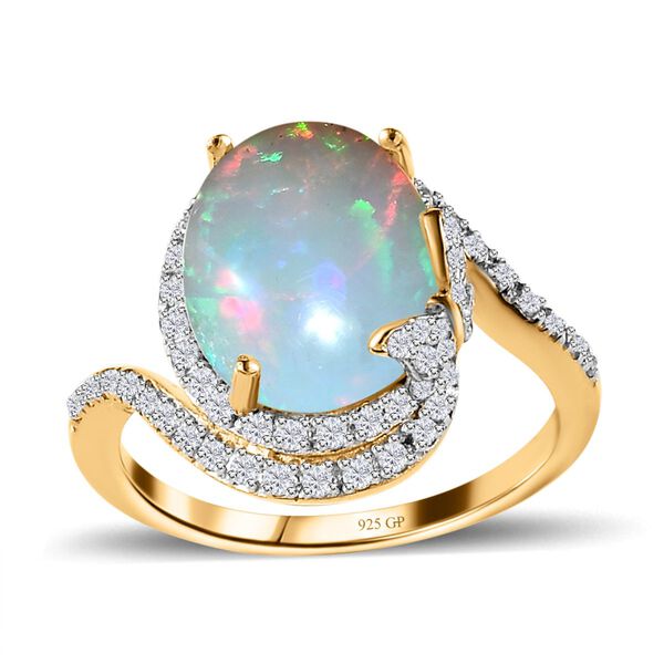 GP Trionfo Kollektion - AA natürlicher, äthiopischer Welo Opal und Multi-Edelstein-Ring - 3,63 ct. image number 5