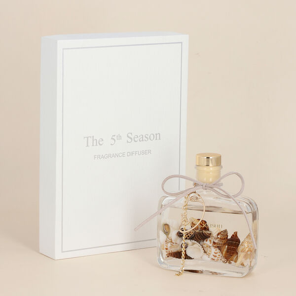 The 5th Season - Sea of White Lovers, 1 St&uuml;ck Parf&uuml;mflasche, braune Muscheln, Rosen