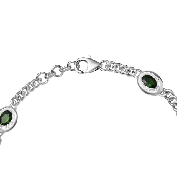 Natürliches Chromdiopsid-Armband, 19 cm - 2,97 ct. image number 4