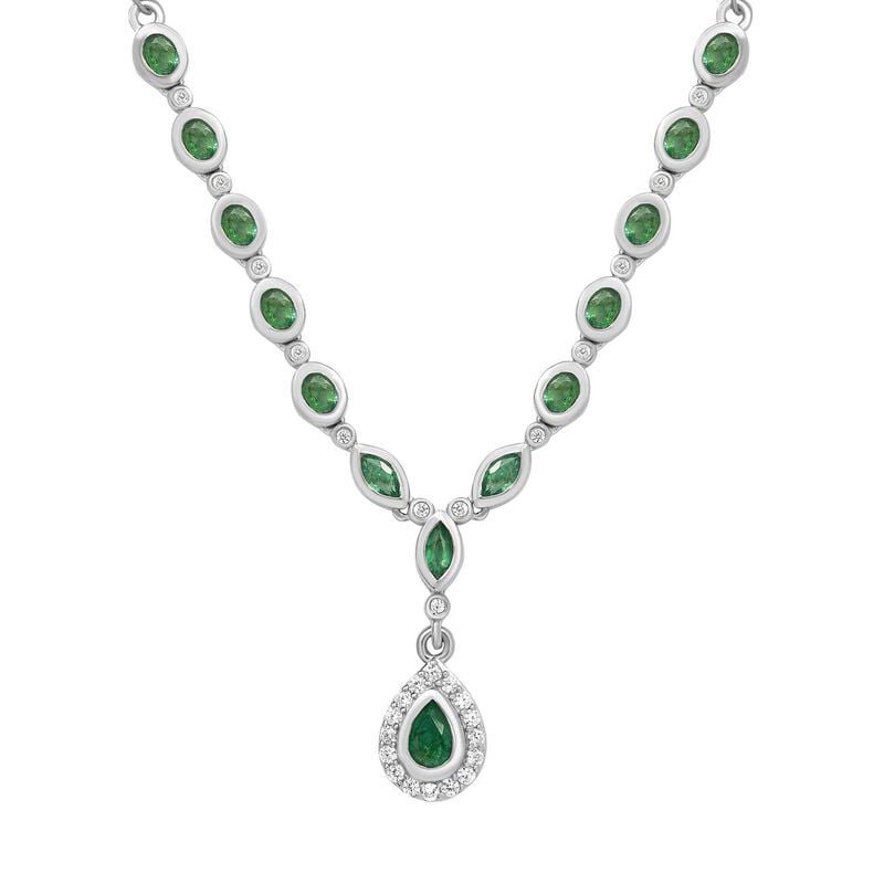 Kagem sambische Smaragd-Halskette, 45 cm - 2,60 ct. image number 0