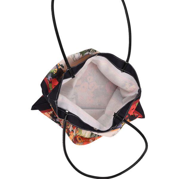 2er-Set Einkaufstaschen mit Stadt- und Blumen-Motiv, 34x40 cm, Schwarz image number 6