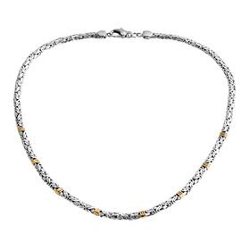 D'Joy Royal Bali - Zweifarbige Borobudur Halskette, 50cm