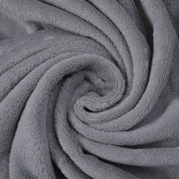 2 in 1 Fleece Reisedecke 127x152 cm und Kissen 30x30 cm, Grau image number 7