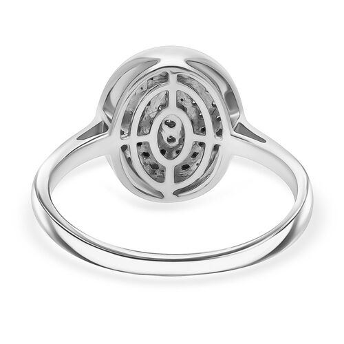 LUXURIANT DIAMOND - Lab Grown Diamant SI-GH SGL zertifiziert Ring 925 Silber rhodiniert (Größe 20.00) ca. 0.50 ct image number 4