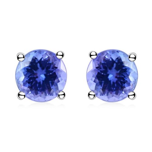 RHAPSODY AAAA zertifizierte und geprüfte Tansanit-Ohrringe - 1,10 ct. image number 0
