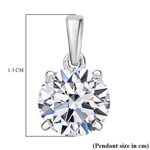 LUXURIANT DIAMOND- IGI zertifizierter VS-EF Labor Diamant Anhänger in 950 Platin - 1,50 ct. image number 3
