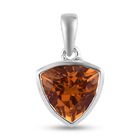 Madeira Citrin Anhänger 925 Silber platiniert ca. 2,73 ct