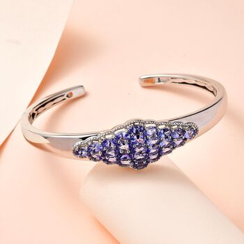 Tansanit-Cluster-Armreif - 6,50 ct.