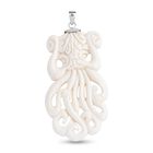 Royal Bali - Ox Bone Anhänger 925 Silber ca. 68,50 ct.