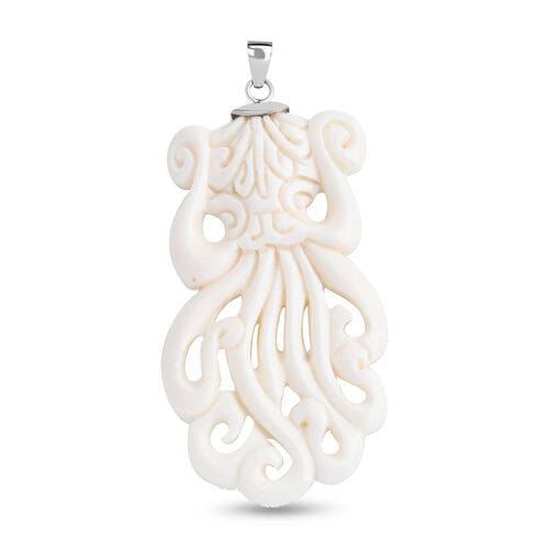 Royal Bali - Ox Bone Anhänger 925 Silber ca. 68,50 ct. image number 0