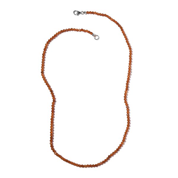 Hessonit Granat Halskette, 50 cm - 42 ct. image number 4