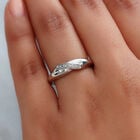 Diamant Ring 925 Silber platiniert  ca. 0,05 ct image number 2