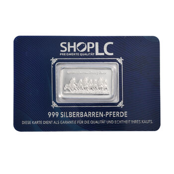EXKLUSIVES GESCHENK - 999 Silber Silberbarren Rechteckig 5,00g
