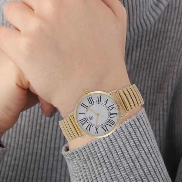 Reiner Edelstahl Std GelbUhren 17 cm ca. 50,00g image number 3