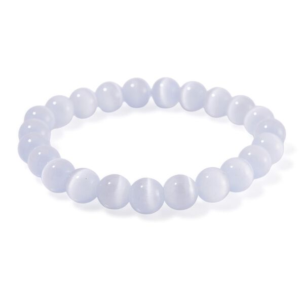 Flexibles Katzenaugen Armband mit Chatoyance-Effekt