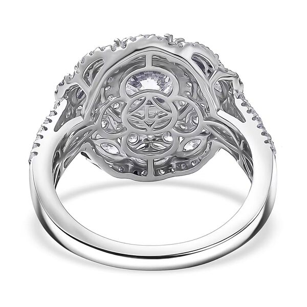 LUXURIANT DIAMOND - Lab Grown Diamant SI-GH Ring 925 Silber Rhodiniert (Gr&ouml;&szlig;e 20.00) (10-15 Werktage Lieferzeit) ca. 2,50 ct image number 7