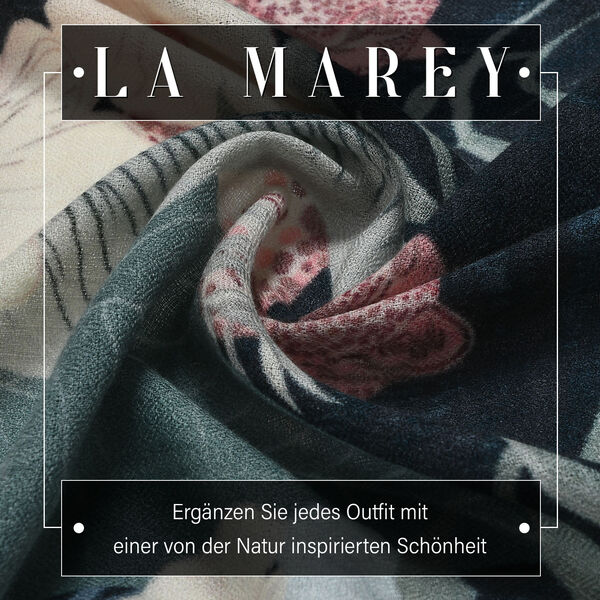 LA MAREY Schal aus 100% Kaschmirwolle, 70x195 cm, Schwarz und weiß image number 1