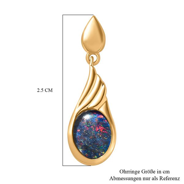 Boulder Opal Triplett Ohrringe - 1,87 ct. image number 5