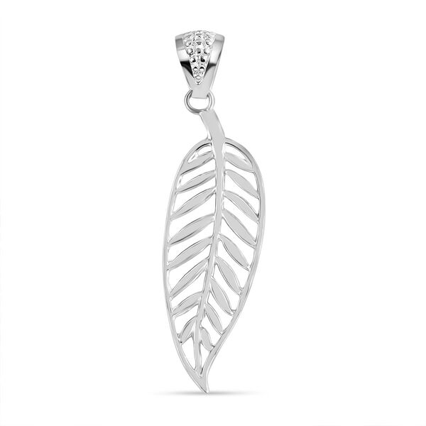 Royal Bali Kollektion- Blatt Anh&auml;nger in 925 Silber