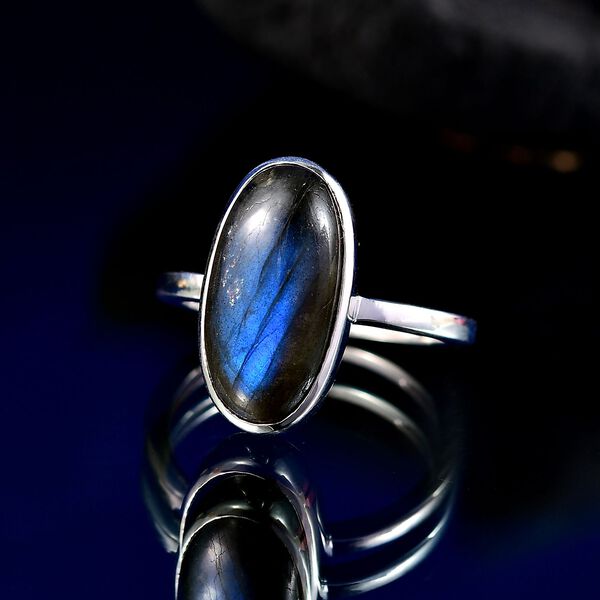 AAA Labradorit Ring - 5,52 ct. image number 2