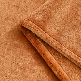 Serenity Night - Luxuri&ouml;se Mikroflanell-Decke, 550 GSM, Superweich und Kuschelig, 150 x 200 cm, Kupfer