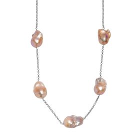 D'Joy AAA Perle Halskette ca. 50 cm 925 Silber rhodiniert