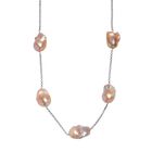 D'Joy AAA Perle Halskette ca. 50 cm 925 Silber rhodiniert