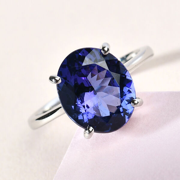 RHAPSODY - AAAA Tansanit Solit&auml;r-Ring, 950 Platin  ca. 5,01 ct image number 2