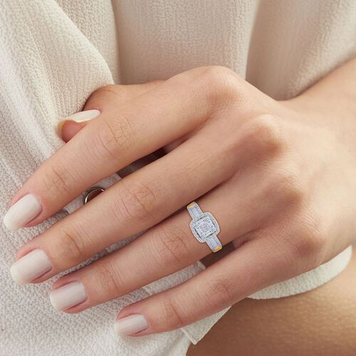 LUXURIANT DIAMOND- SGL zertifizierter  VS-EF Labor Diamant Ring - 1 ct. image number 1