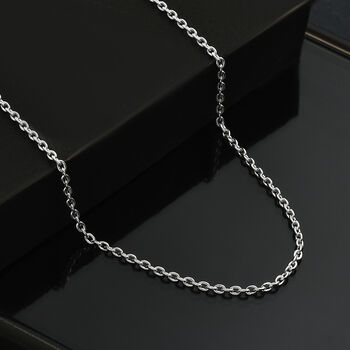 Ankerkette, 925 Silber, ca. 45 cm + 5 cm Extender, ca. 2,16g