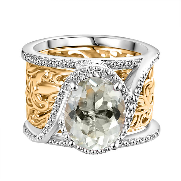 Prasiolith Ring - 5,51 ct.