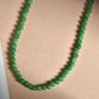 Grüne Jade-Halskette, 50 cm - 110 ct. image number 1