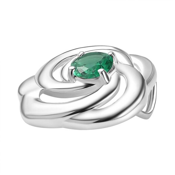 Russischer Diopsid Zirkonia Anhänger - 0,43 ct. image number 4