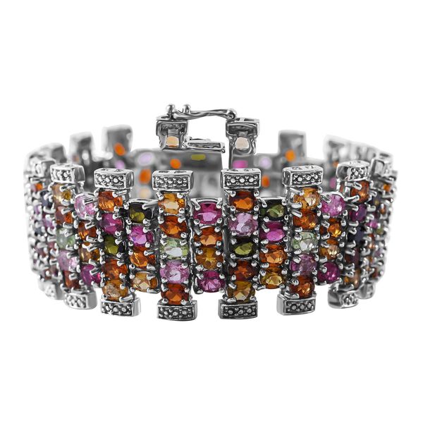 Multi-Turmalin-Armband, 18 cm - 29,16 ct.