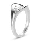Diamant Ring 925 Silber platiniert  ca. 0,15 ct image number 4