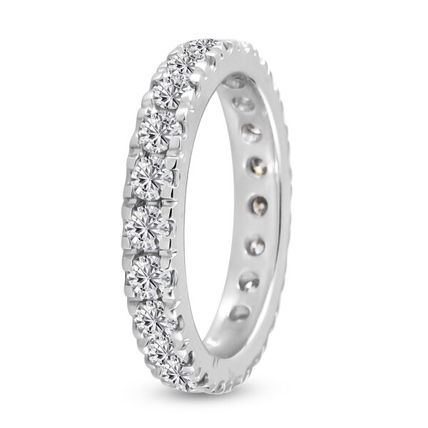 88 Facetten Moissanit-Ring, 925 Silber platiniert  ca. 1,32 ct image number 5