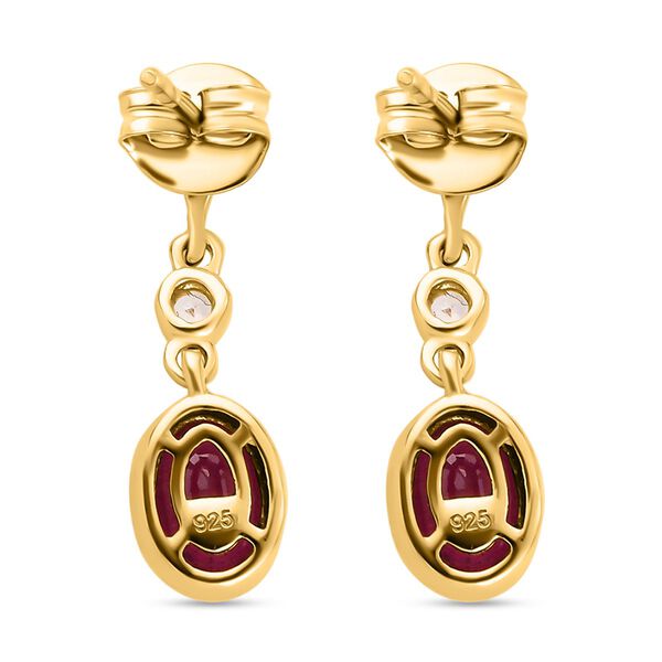 Afrikanische Rubin und Zirkon-Ohrringe - 2,57 ct. image number 5