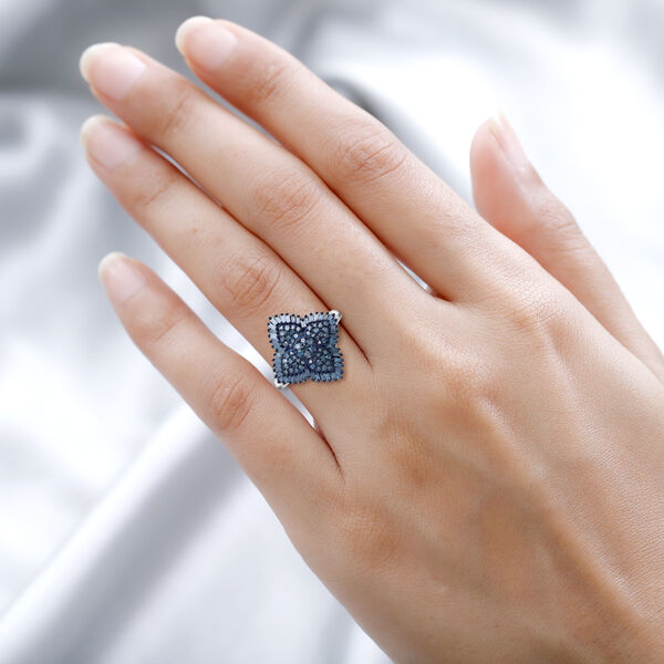 Blauer Diamant-Ring - 1 ct. image number 3