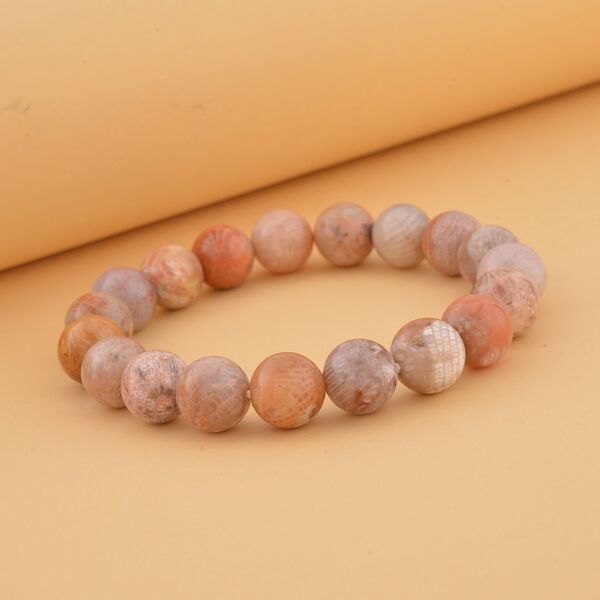 Flexibles, fossiles Korallen-Armband - 180 ct. image number 2