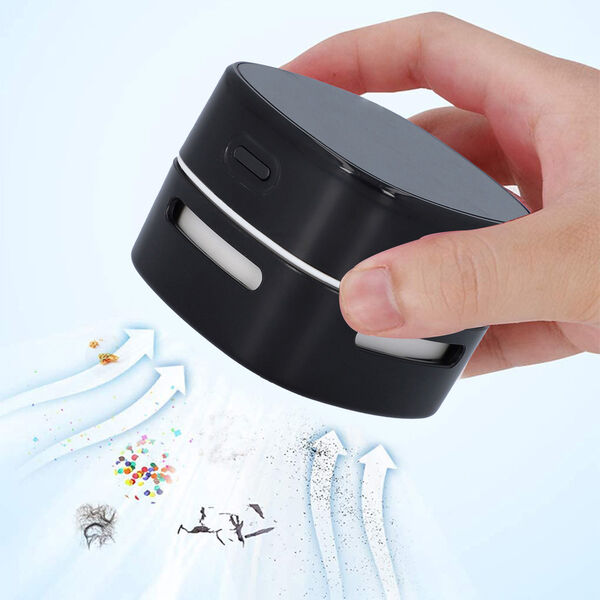 Mini-Tischstaubsauger mit USB-Kabel, Schwarz image number 4