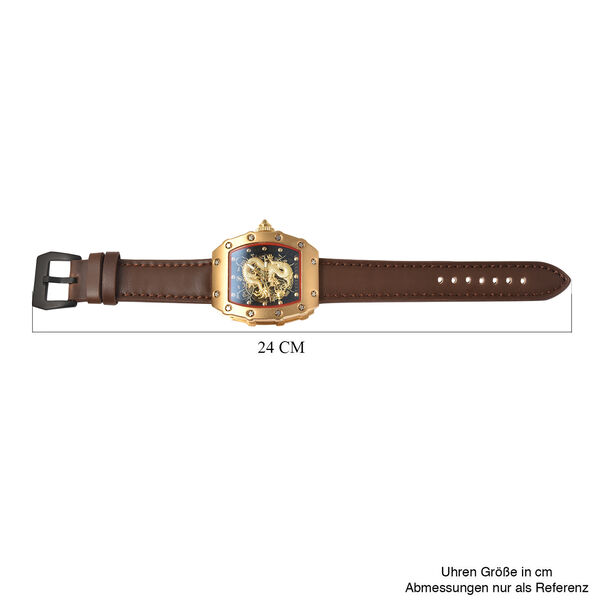 Genoa- wasserdichte Uhr in Goldton image number 7