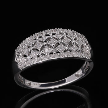 Wei&szlig;er Diamant-Ring - 0,20 ct.