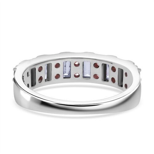 LUXURIANT DIAMOND -Lab Grown Diamant SI-GH, Lab Grown Rosa Diamant SI-GH Ring 925 Silber platiniert (Größe 18.00) ca. 1.00 ct image number 4