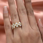 LUSTRO STELLA - feinster Zirkonia-Ring, 925 Silber vergoldet image number 2