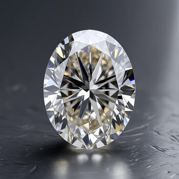 LUXURIANT DIAMOND- IGI zertifizierter VS-G Labor Diamant, Oval-Facettenschliff - 5 ct.