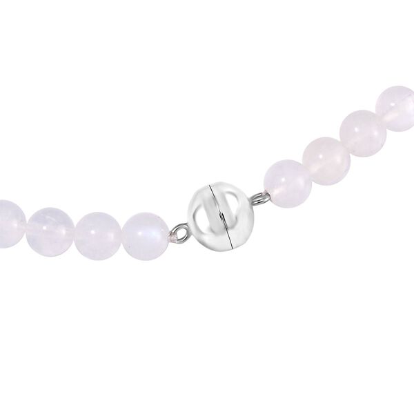 Regenbogen Mondstein Halskette, ca. 210,50 ct. image number 4