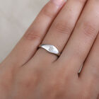 Diamant Stern Ring 925 Silber Platin-Überzug image number 2